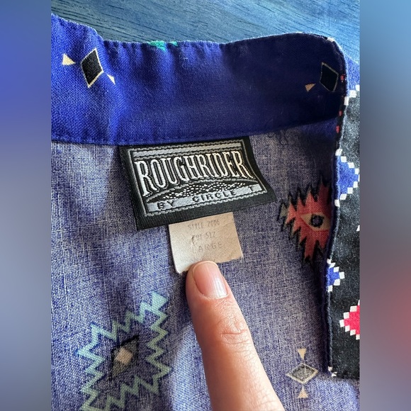 Vintage RoughRider Cowboy Cowgirl Button Crop 🤠 firm price ❤️🔥❤️🔥 - Picture 14 of 15